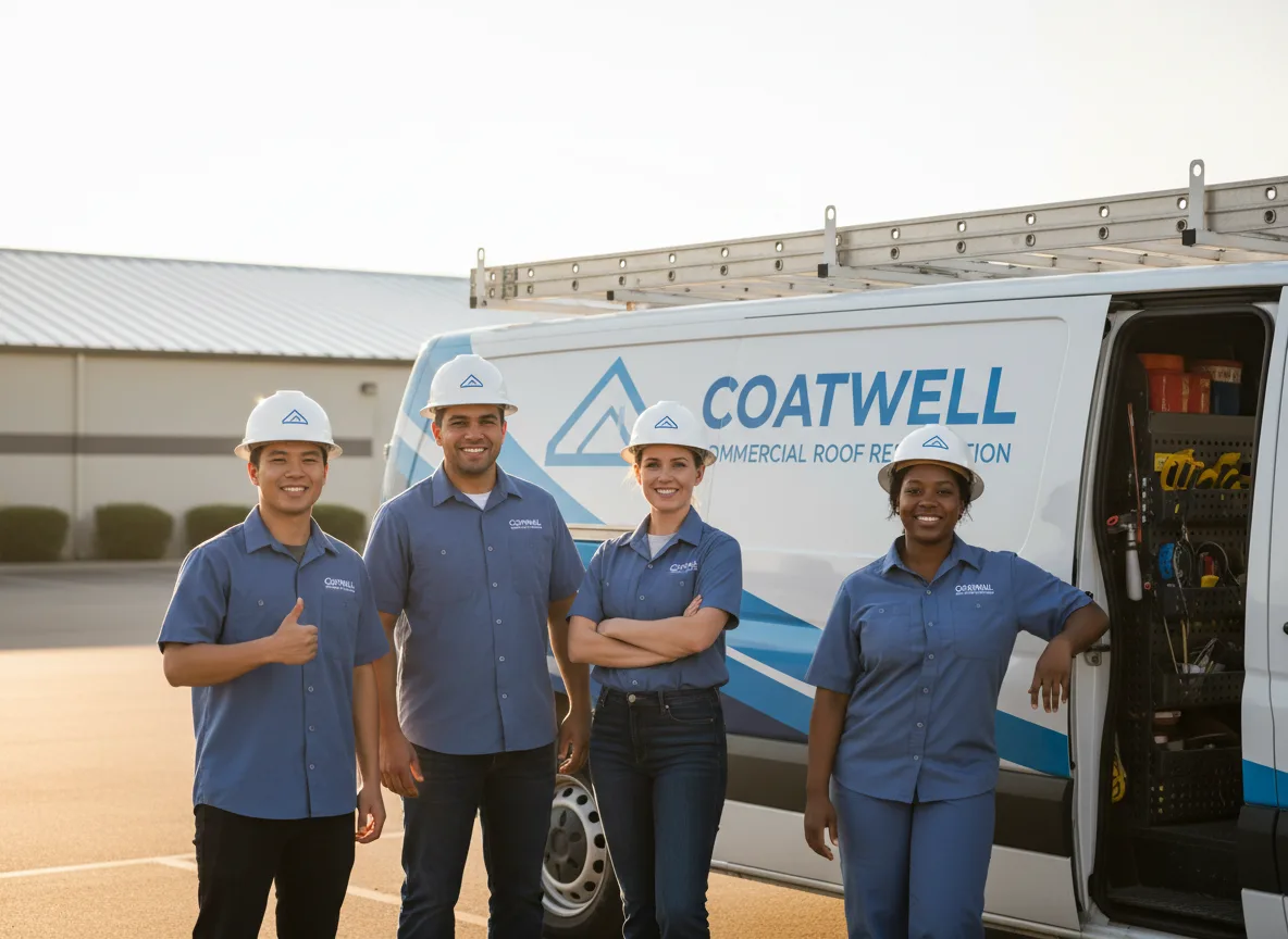 Commercial roof coating company in Wall, SD